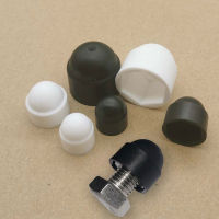 10Pcs Plastic Bolt Nut Dome Protection Caps Covers Black White Bolt Head Protect Insulation Cover Nut Screw Decor Dustproof Nails  Screws Fasteners