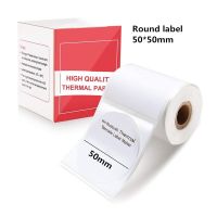 50x50mm round sticker thermal label for M110/M200/220 printer 140 sheets/roll  Power Points  Switches Savers