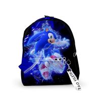 ♤●  The Hedgehog Printed  Cartoon Student School Large Capacity Outdoor Carrying