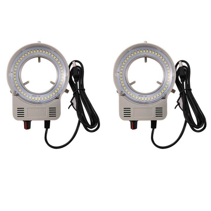 2x-48-led-industrial-microscope-camera-light-source-ring-lamp-light-illuminator-lamp-adjustable-brightness-usb-interface