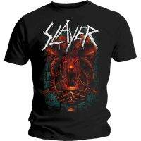 Hot sale The Slayer Eagle band graphic Mens 100% Cotton Round Neck Short Sleeve T-Shirt  Adult clothes