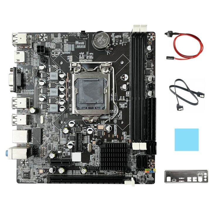 b75-desktop-motherboard-sata-cable-switch-cable-thermal-pad-baffle-lga1155-ddr3-support-2x8g-pci-e-16x