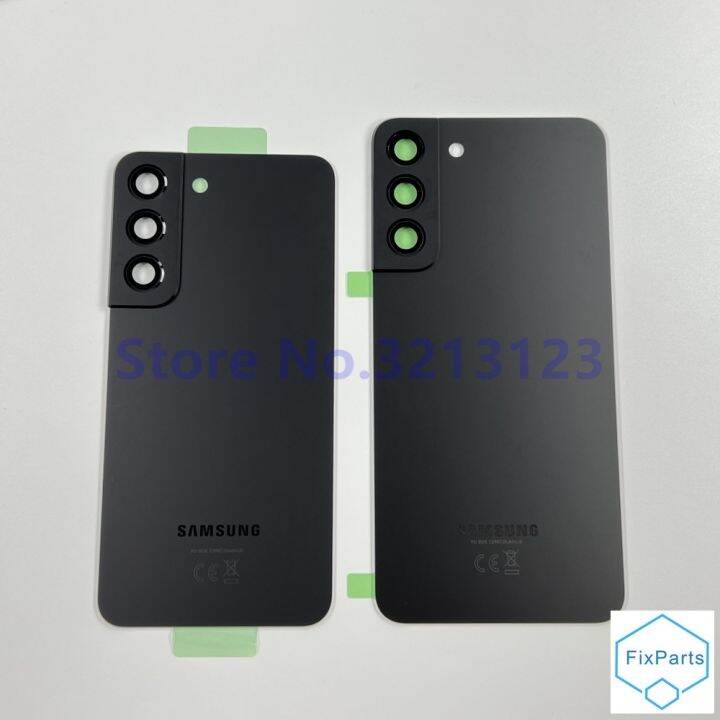 กระจกด้านหลังอะไหล่ซัมซุง-galaxy-s22-s22-5g-s901-s901b-s22บวก-s906ฝาหลังปิดโทรศัพท์ปลอกหุ้มช่องหลังเคสกันน้ำ