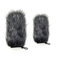 J60A Portable Outdoor Furry Microphone Cover Windproof Wind Screen Mic Windscreen Microphone Windshield Microphone