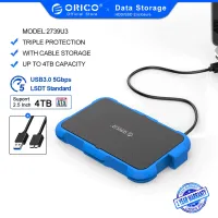 ORICO 2.5 inch HDD Enclosure Outdoor Waterproof Shockproof Dustproof Hard Disk Box SATA3.0 to USB HDD Case with Portable Hook（2739U3）