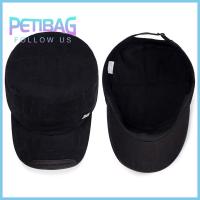 PETIBAG ระบายอากาศได้ระบายอากาศ หมวกกองทัพ ผ้าคอตตอน ปรับได้ปรับได้ หมวกแก๊ปเบสบอล ฤดูใบไม้ผลิฤดูร้อน ลำลองแบบสบายๆ หมวกบังแดด สำหรับผู้ชาย