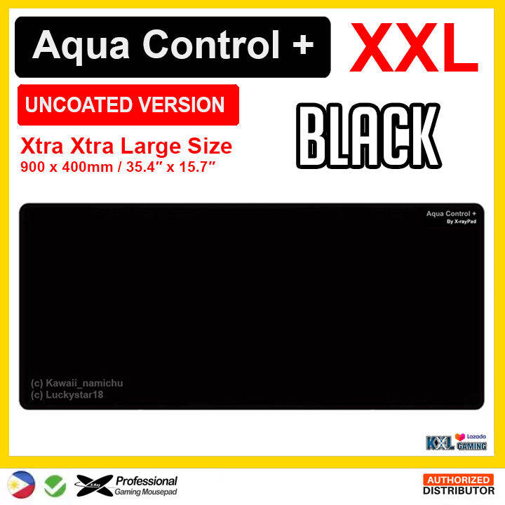 [Official] [XXL SIZE] (With Box) X-raypad Aqua Control Plus - Black ...