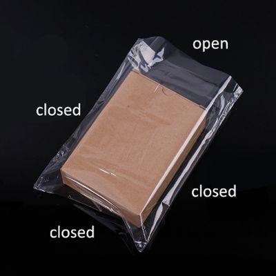 【CC】 100pcs/lot Shrink Film Wrap Storage Retail Packing Plastic Polybag Cosmetics