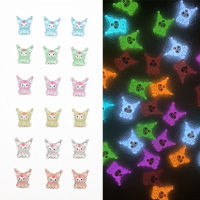 50 pcs 3D Luminous การ์ตูน Anmials Nail Art Charms Kawaii อุปกรณ์เสริมเรซิ่นตกแต่งเล็บ DIY น้ำแข็งใสเล็บอุปกรณ์-Fenpier