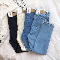 Boyfriend Jeans for Women High Waist Dark Blue Denim Clothing Street Chic Straight Pants Female Summer Cloth Vintage Trousers