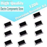 ✉◐ 200Pcs/Lot 10Values 1 1206 SMD Precision Resistor Kit Assorted Kit 0.1R 1R 0R10 0R15 0R22 0R33 0R47 0R50 0R62 0R75 0R82 1R00