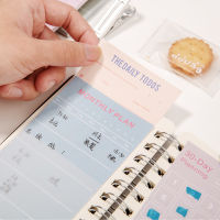 50 Sheets Daily Weekly Monthly Planner Notepad Time Scheduler Things To Do List Checklist Self-stick Memo Pads Sticky Notes
