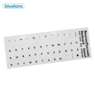 Russian Alphabet Layout Keyboard Stickers Multiple Colour Unique Coating Easy To Apply And Remove For Pc Laptops Keyboard Keyboard Accessories