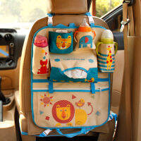 Organizador De Asiento Trasero De Coche Con Dibujos Animados Para Niños,Bolsa Colgante De Almacenamiento,Protector De Asiento Trasero Con Soporte De Tejido