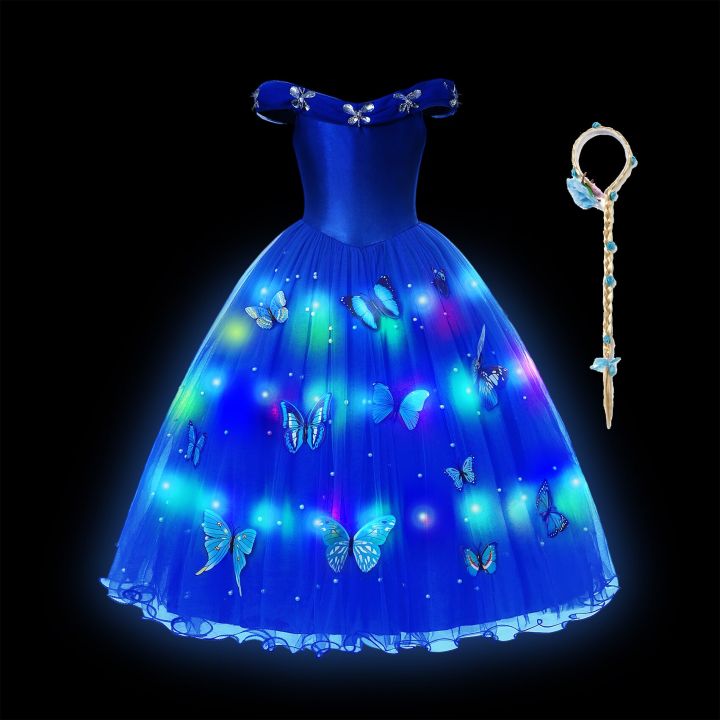 disney-cinderella-costume-led-light-up-girls-princess-cosplay-dress-halloween-party-costume-kids-birthday-wedding-gown