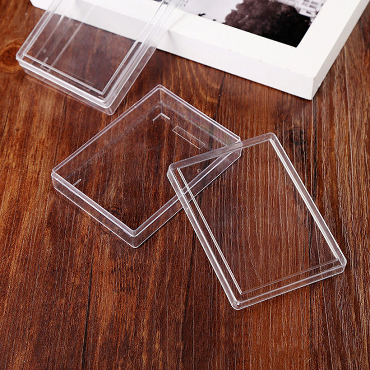 carmelun-กล่องพลาสติกใสเล่นกล่องใส่บัตรโป๊กเกอร์เคสใส่ของที่ใส่การ์ด