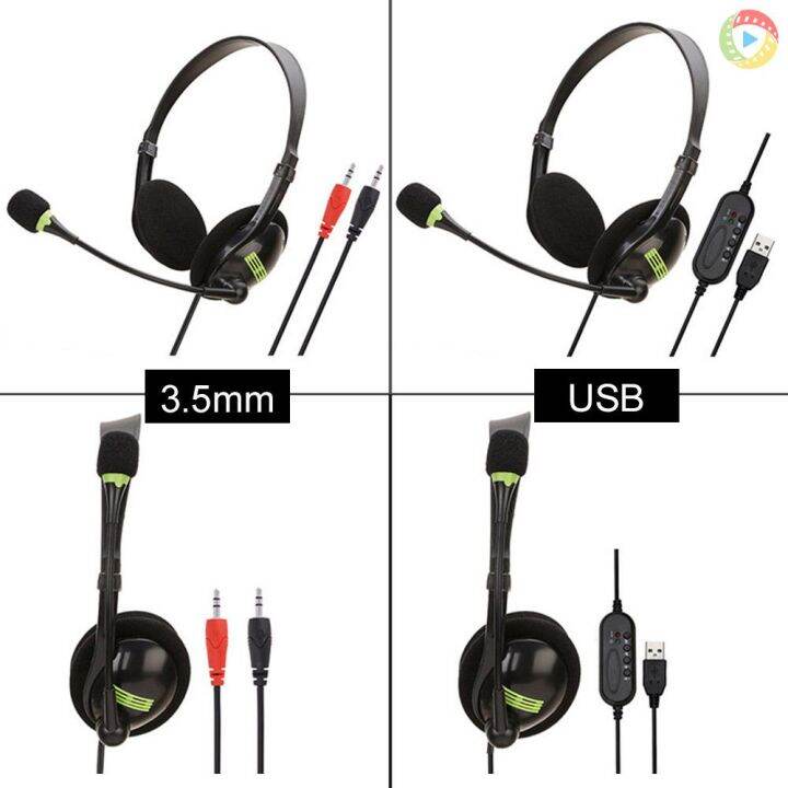 docooler-sy440mv-ชุดหูฟังเล่นเกม-usb-พร้อมไมโครโฟนสําหรับคอมพิวเตอร์แล็ปท็อป