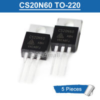 5ชิ้น CS20N60ถึง-220 CS 20N60 A8H 20A TO220/600V ทรานซิสเตอร์ใหม่แบบดั้งเดิม MOSFET