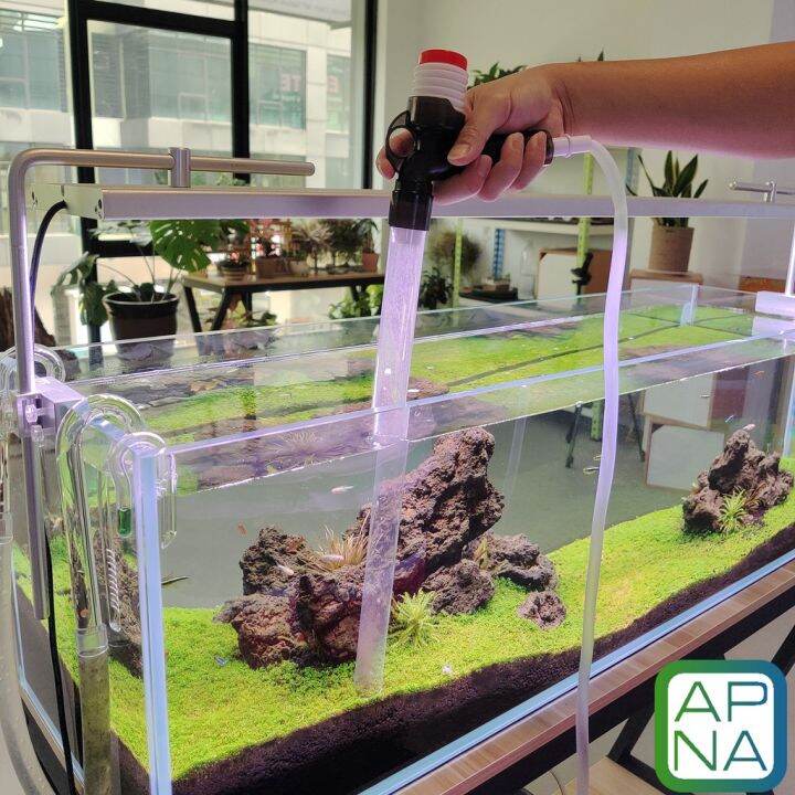 🐟 Water Changer Vacuum Sand Gravel Cleaning Algae Scraper Siphon Pump Aquarium Fish Shrimp Tank