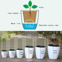 【CC】 Lazy Pots Pot Imitation Flowerpot Plastic Watering Garden