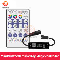 ตัวควบคุม WS2812B บลูทูธเพลงสำหรับ Pixel LED Strip Light SK6812 WS2811 WS2812 LED Light Strip USB 5V APP Remote Controller