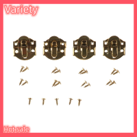 Variety ✨Hot Sale✨ 4pcs เครื่องประดับหน้าอกกล่องกระเป๋าเดินทางกรณี Trunk buckles สลับกลอนสลักล็อค