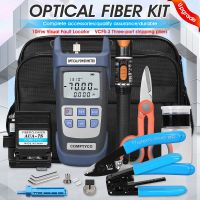 ∏▽ FTTH Fiber Optical Tool Kit With Fiber Optic Power Meter 70 10dBm 10mW Visual Fault Locator VFL Fiber Stripper VCF 3 FTTH Tool