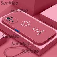 For เคสโทรศัพท์ Poco M5S 4G ข้อความออกแบบกรณีซิลิโคนป้องกันกรณี