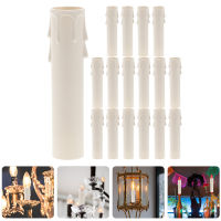 Gerpo【Hot】 20Pcs Candle Drips Sleeves Chandelier Socket Cover Plastic Covers Tubes for Chandelier Wall Light
