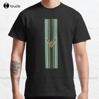 Dune - House Atreides Banner Stripes (Green) - Classic T-Shirt Mens White Shirt Custom Gift Fashion Tshirt Summer  Xs-5Xl Unisex