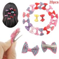 MGRHJO 20pcs/set Random Style การ์ตูน ของขวัญสำหรับเด็ก โบว์ผสม เครื่องประดับสำหรับเด็ก ปิ่นปักผม กิ๊บติดผม Duckbill กิ๊บติดผมผู้หญิง