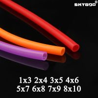 1/5M Silicone Tube ID 1 2 3 4 5 6 7 8mm Flexible Rubber Hose Thickness 1mm Food Grade Soft Milk Beer Drink Pipe Water Connector Valves