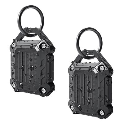 2 Pack Waterproof Keychain Holder Case for Airtags , for Luggage, Dog Pet Collar