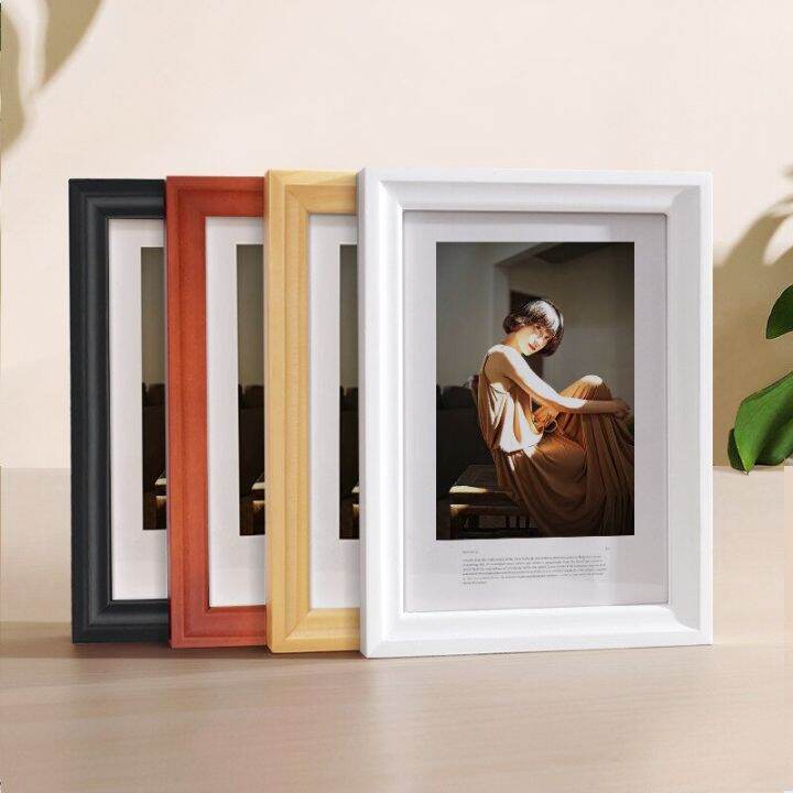 European Rustic Style Solid Wood Poster Photo Frame for Pictures