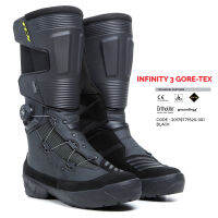 รองเท้าขับขีมอเตอร์ไซค์ TCXINFINITY 3 GORE-TEX BLACK