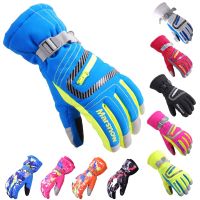 Winter Warm Ski Gloves Outdoor Sport Skiing Gloves Windproof men women Kids Mittens Waterproof Skiing Breathable Air S/M/L/XL