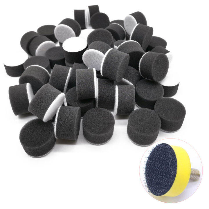 50pcs 1 Inch Car Buffing Polishing Pad Waxinng Sponge For Electric