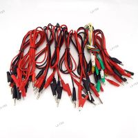 4mm Banana Plug Dual Cable Crocodile Clips Alligator Extend Cord Connector Test Lead Probe for DIY Electric Testing YB8TH