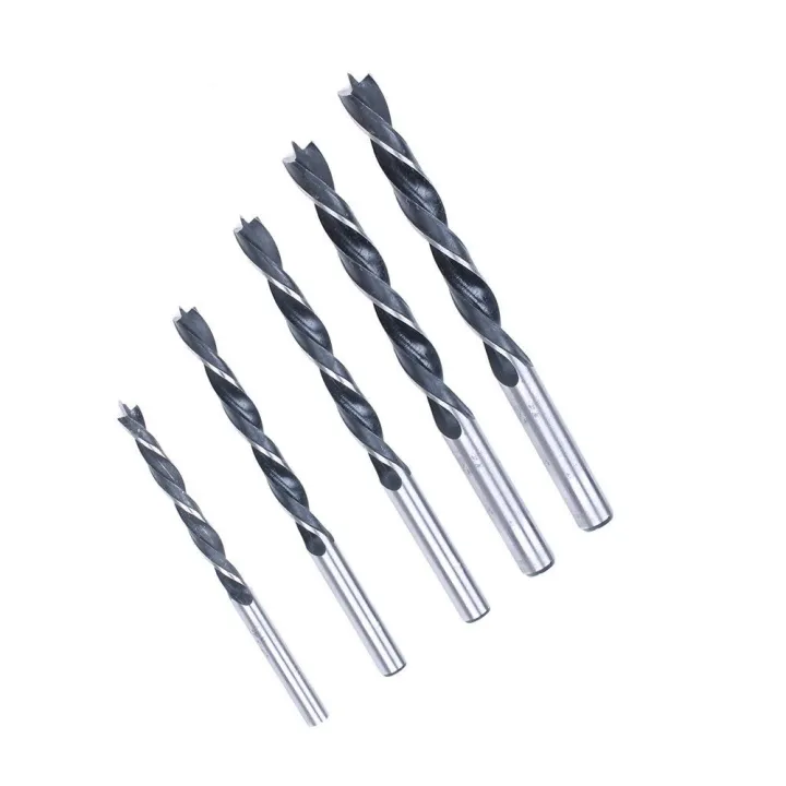 5pcs Wood Brad Point Twist Drill Bit Set 410 mm Lazada PH