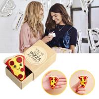 Creative Pizza Toy "Youve Got A Pizza My Heart" Plush Mini Mini Gift Toy Halloween Toy Xmas Cuddly Box Pizza Plush C3Z2