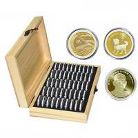 100กล่องป้องกันเหรียญที่ระลึกเก็บเหรียญกล่องเก็บเหรียญสำหรับ1821252730Mm Universal
