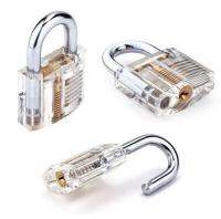 Transparent lock padlock