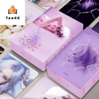 TAADD ของเล่นเด็กหญิงพิมพ์ภาพไอดอล55ชิ้น/กล่อง HD การ์ด LISA JENNIE ROSE บัตรสะสมการ์ดอัลบั้ม Blackpink การ์ด Lomo JISOO การ์ด Lomo กุหลาบชุดการ์ด Lomo Photocards