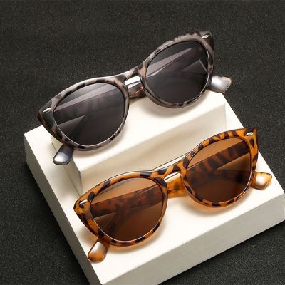Cat Eye Fashion Vintage Sunglasses Leopard Glasses Unisex Eyewear Brand Designer UV400 Gafs De Sol Mujer 2021 Shades