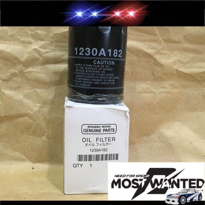 MITSUBISHI OIL FILTER TRITON 2.4cc NEW (1230A182)(OEM) | Lazada