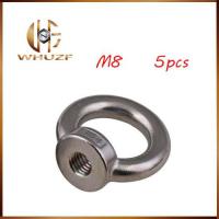 5Pcs/Lot M8 304 Stainless Steel Lifting Eye Nut Ring Shape Nuts eye nuts CPC130