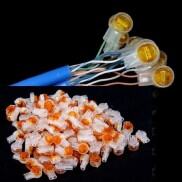 Rệp nối dây mạng , dây điện thoại túi 100 hạt