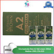 Thùng 24 Hộp Sữa Tươi Nguyên Kem AUSTRALIA S OWN A2 200ML
