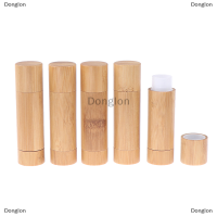 Donglon 1PC 4ml NATURAL Bamboo DIY ลิปสติกเปล่าหลอดเครื่องสำอาง Travel bottle