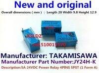 【✔In stock】 xinao66069392692 100% ใหม่ Takamisawa Jy5h-K Jy5h-K5vdc Jy12h-K Jy12h-K12vdc Jy24h-K Jy24h-K24vdc Dip-4 5a 5vdc 12vdc 24vdc Power รีเลย์